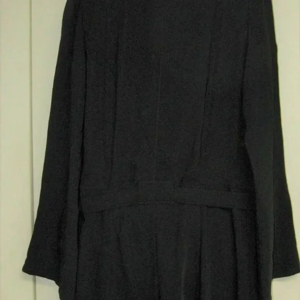 ❤️THIERRY MUGLER Couture Black Wrap Runway Wide Leg JumpSuit Romper Pants… - Picture 14 of 16